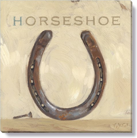 Horseshoe Giclee Wall Art     