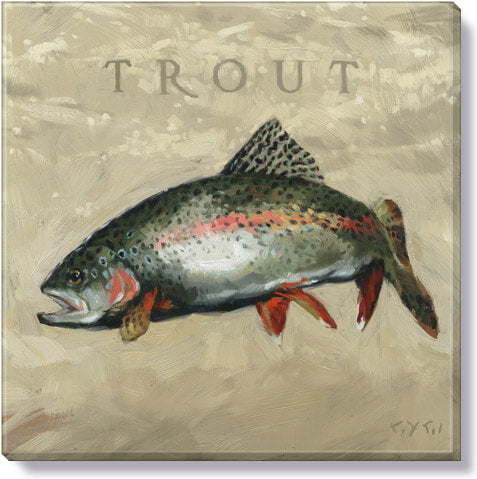 Trout Giclee Wall Art         