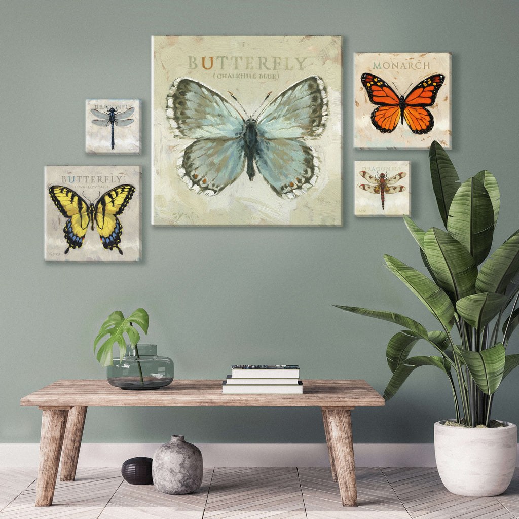 Yellow Butterfly Giclee Wall A