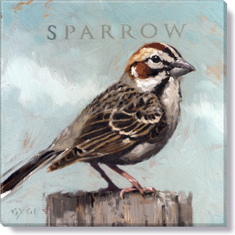 Sparrow Giclee Wall Art       