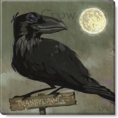 Crow Giclee Wall Art          