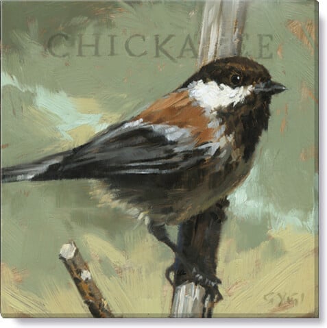 Chickadee Giclee Wall Art     