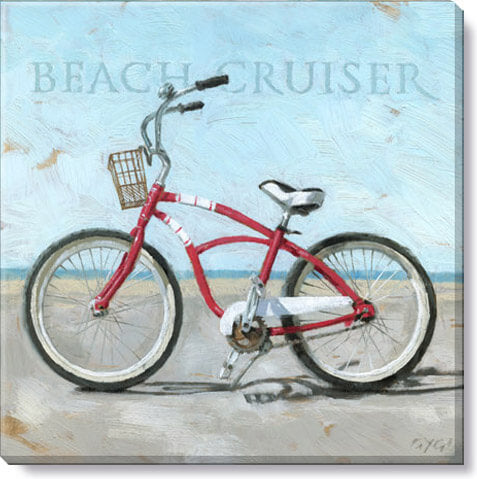 Beach Cruiser Bike Giclee Wall