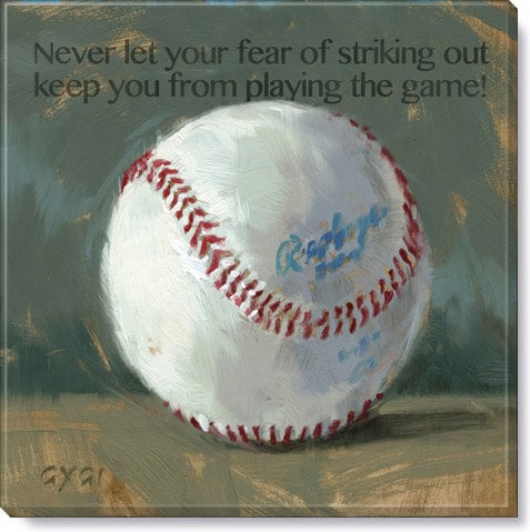 Inspirational Baseball Giclee 