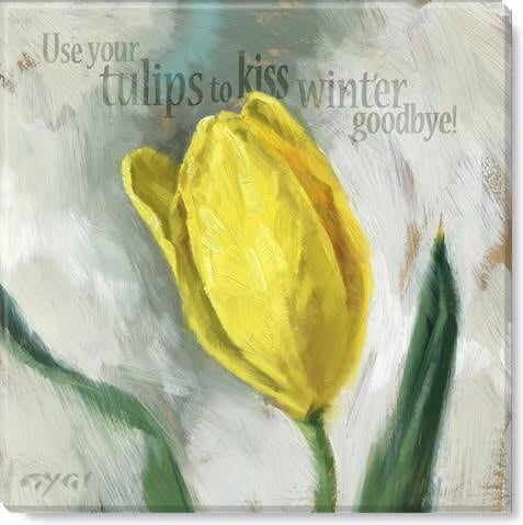 Inspirational Yellow Tulip    