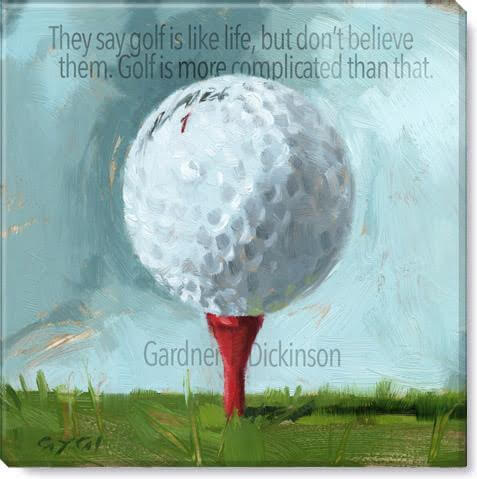 Inspirational Golf Ball Giclee