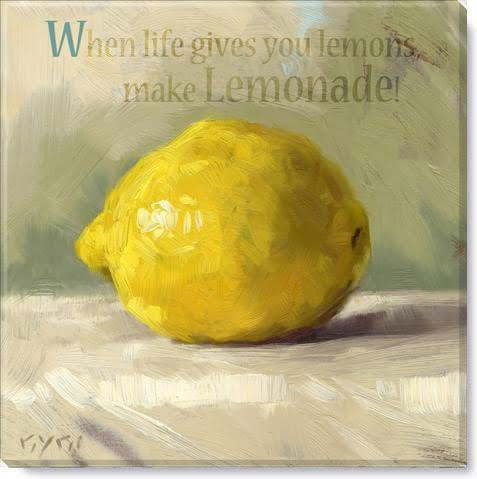 Inspirational Lemon Giclee Art