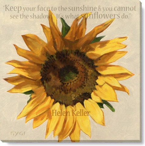 Inspirational Sunflower Giclee