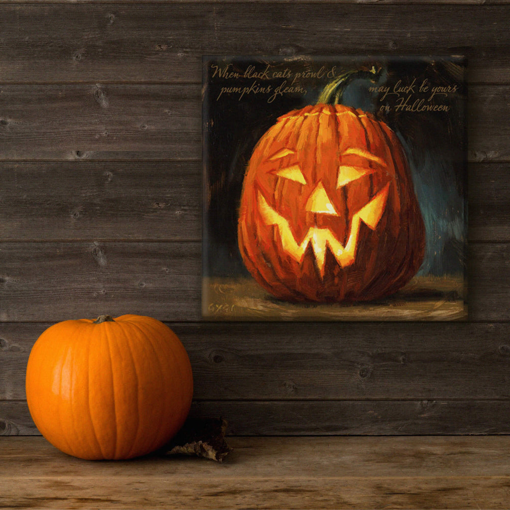 Inspirational Carved Pumpkin  