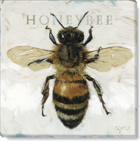 Honeybee Giclee Wall Art      