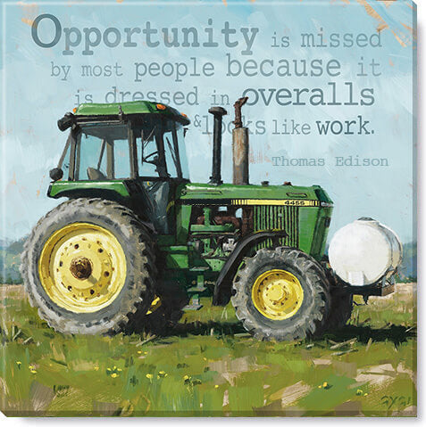 Inspirational Tractor Giclee  