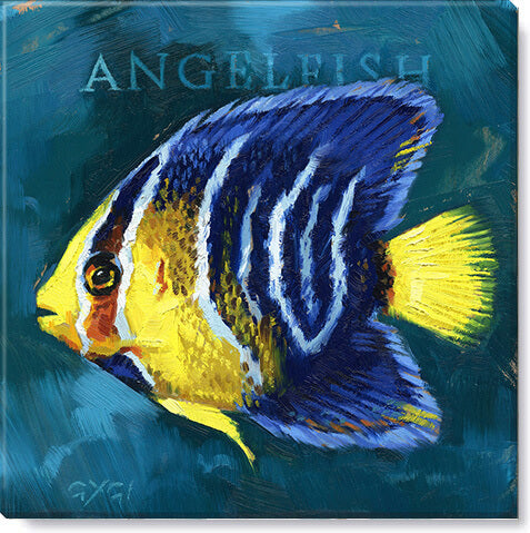 Angelfish Giclee Wall Art     