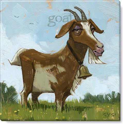 Fanciful Goat Giclee Wall Art 