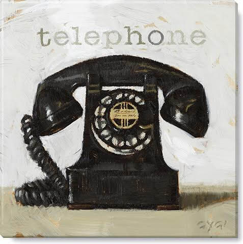 Telephone Giclee Wall Art     