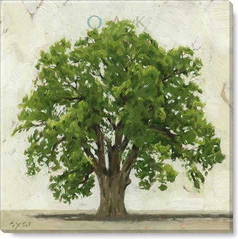 Oak Tree Giclee Wall Art      