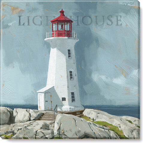 White Lighthouse Giclee Wall A