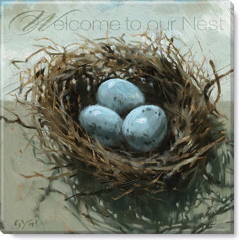 Inspirational Nest Giclee Wall