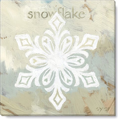 Fleur Snowflake Giclee Wall Ar