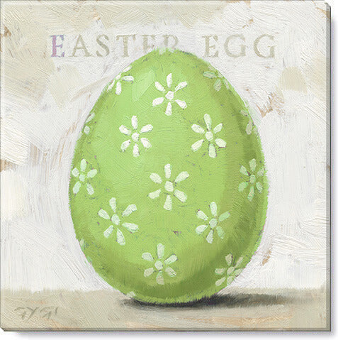 Easter Egg (Green) Giclee Wall