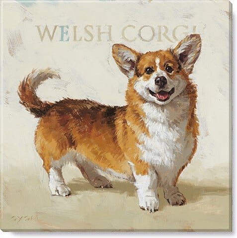 Welsh Corgi Giclee Wall Art   