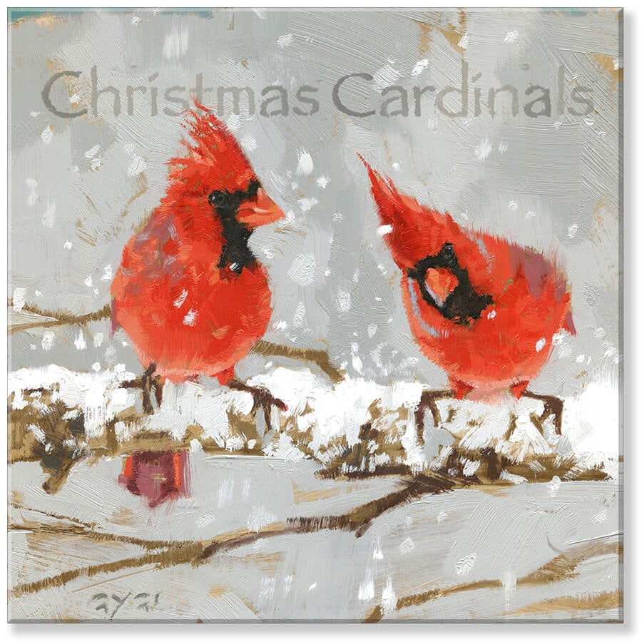 Christmas Cardinals Wall Art  