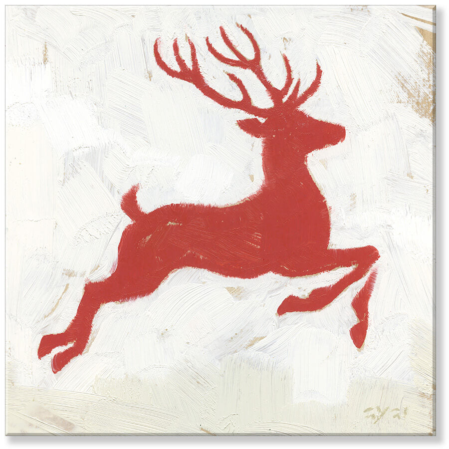 Reindeer Silhouette Wall Art  