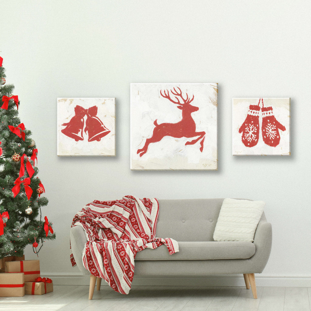 Mittens Silhouette Wall Art   