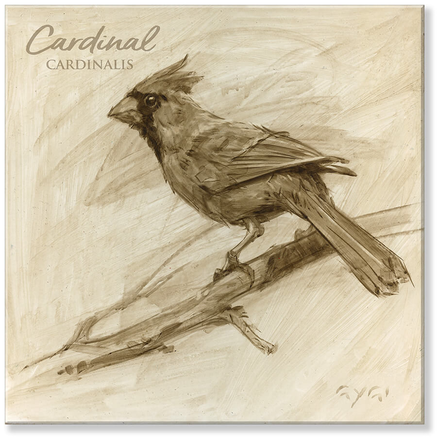 Sepia Northern Cardinal       