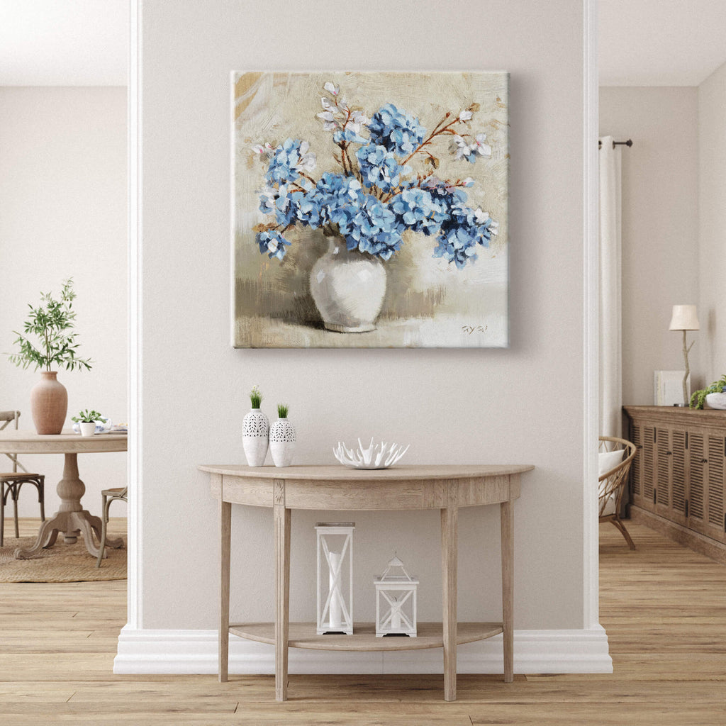 Hydrangea Bouquet Canvas Art  