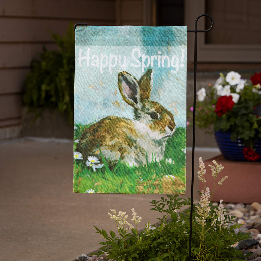 Gygi Brown Bunny Garden Flag  