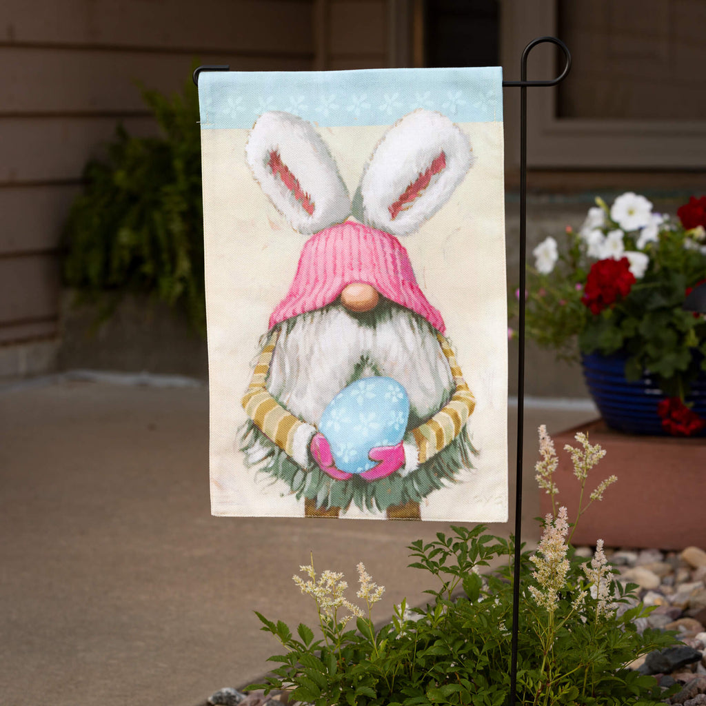 Gygi Easter Gnome Garden Flag 